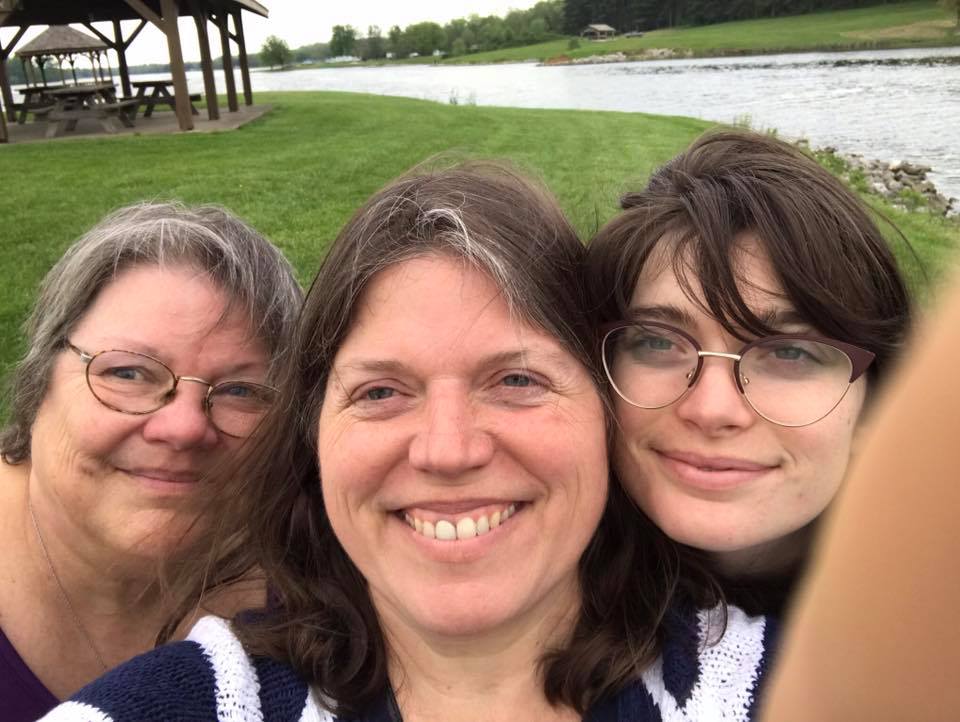 Image: Carol, Michelle (daughter), and Elizabeth (granddaughter)